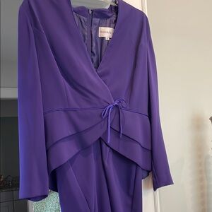 Danny & Nicole Purple Maxi Dress